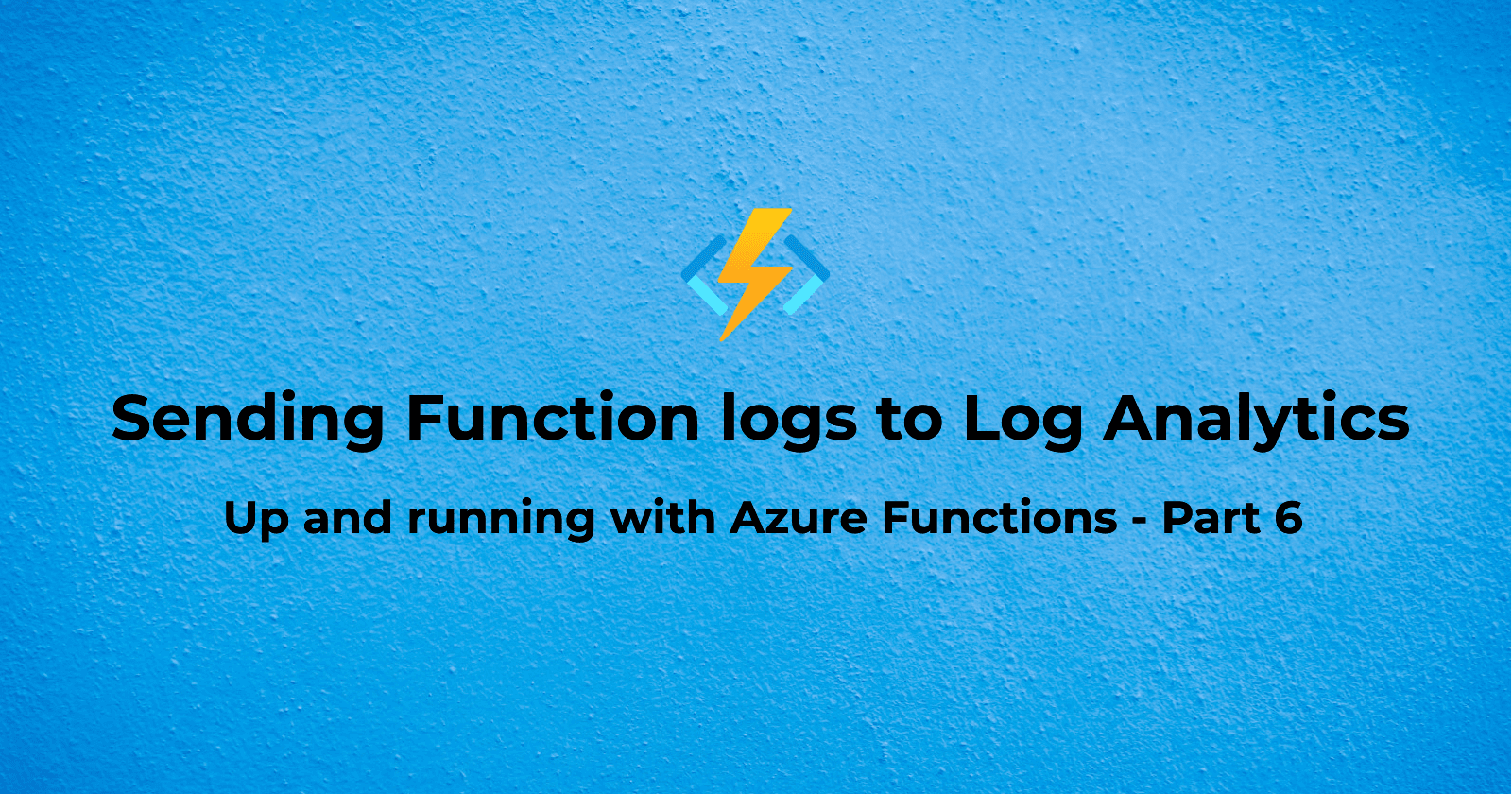 Sending Function logs to Log Analytics